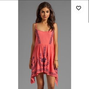 Free People Meadows of Medallion slip dress XS